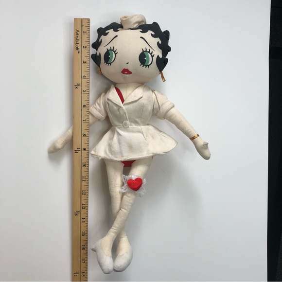 Betty Boop Nurse Betty official collectable plush doll from KellyToy 1999 - Picture 7 of 17